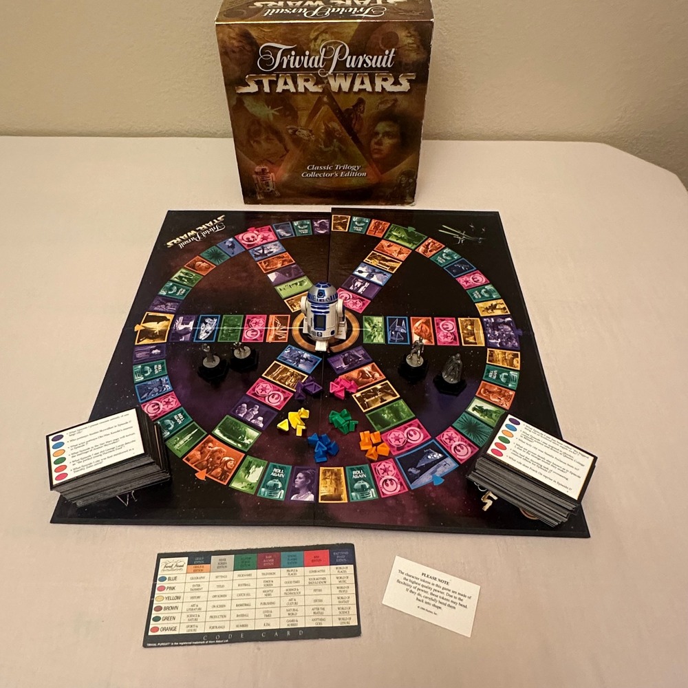 Star Wars Trivial Pursuit Classic Trilogy Collector Edition R2-D2 Board Game